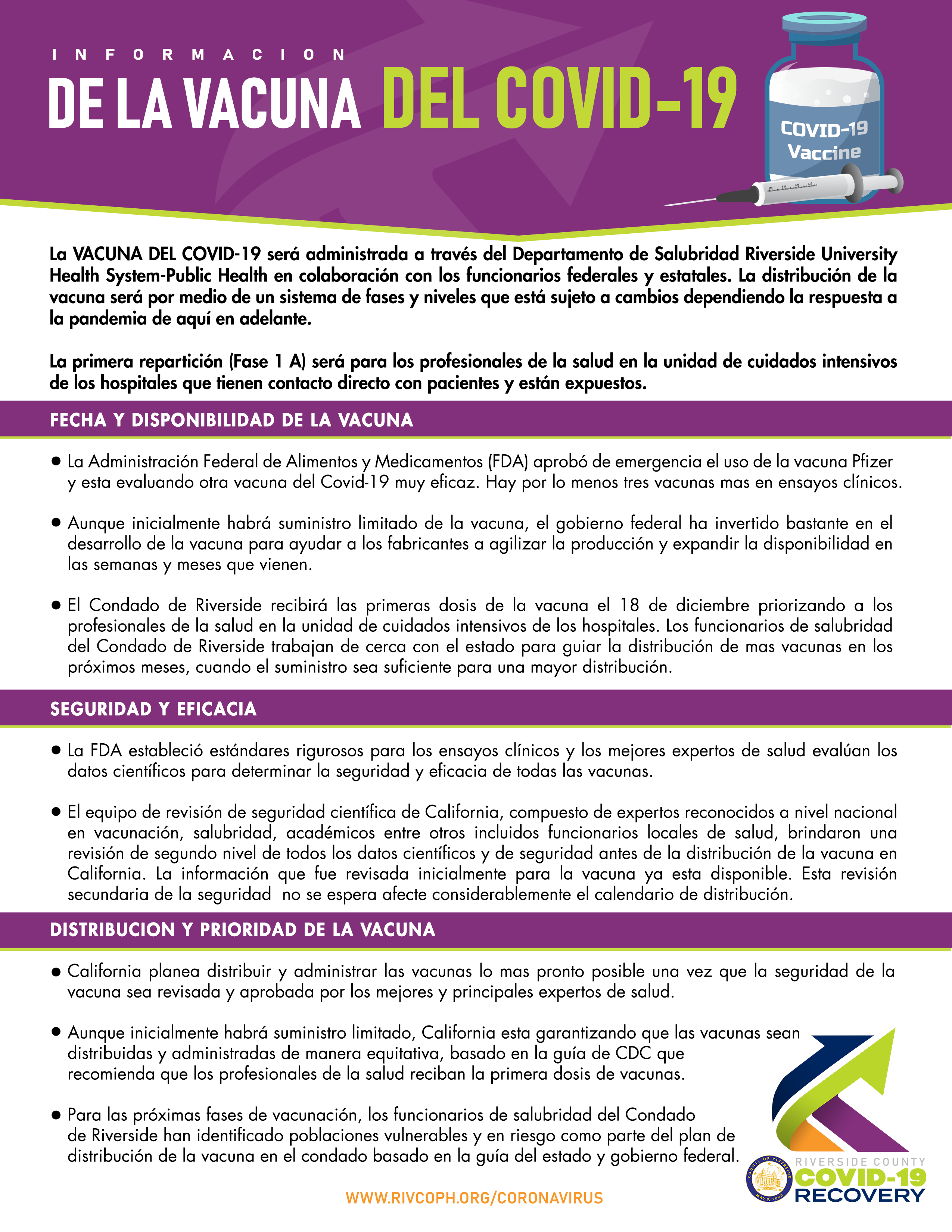 PH COVID19 Vaccine Riverside University Health System